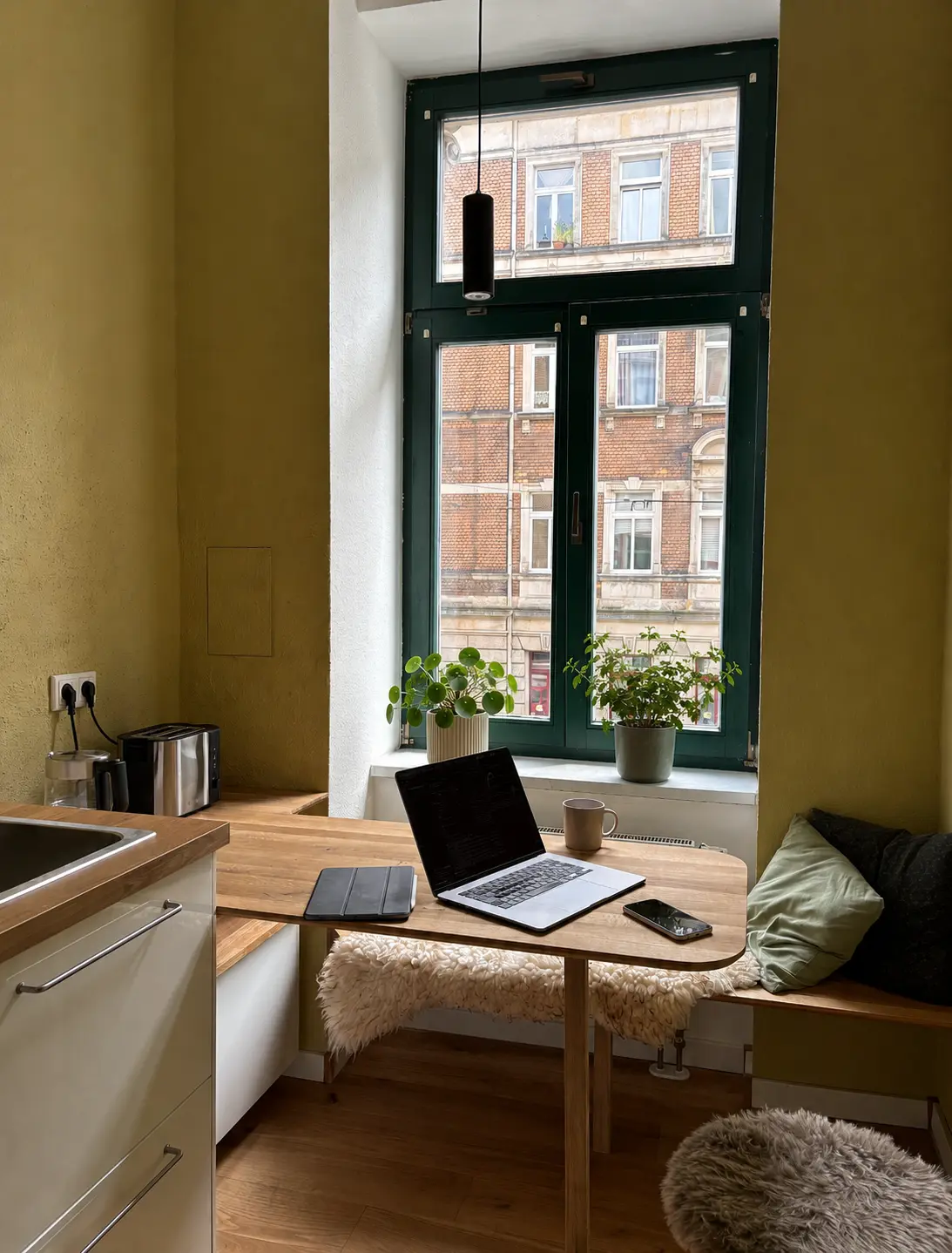 Küche der Ferienwohnung in der Helgolandstrasse