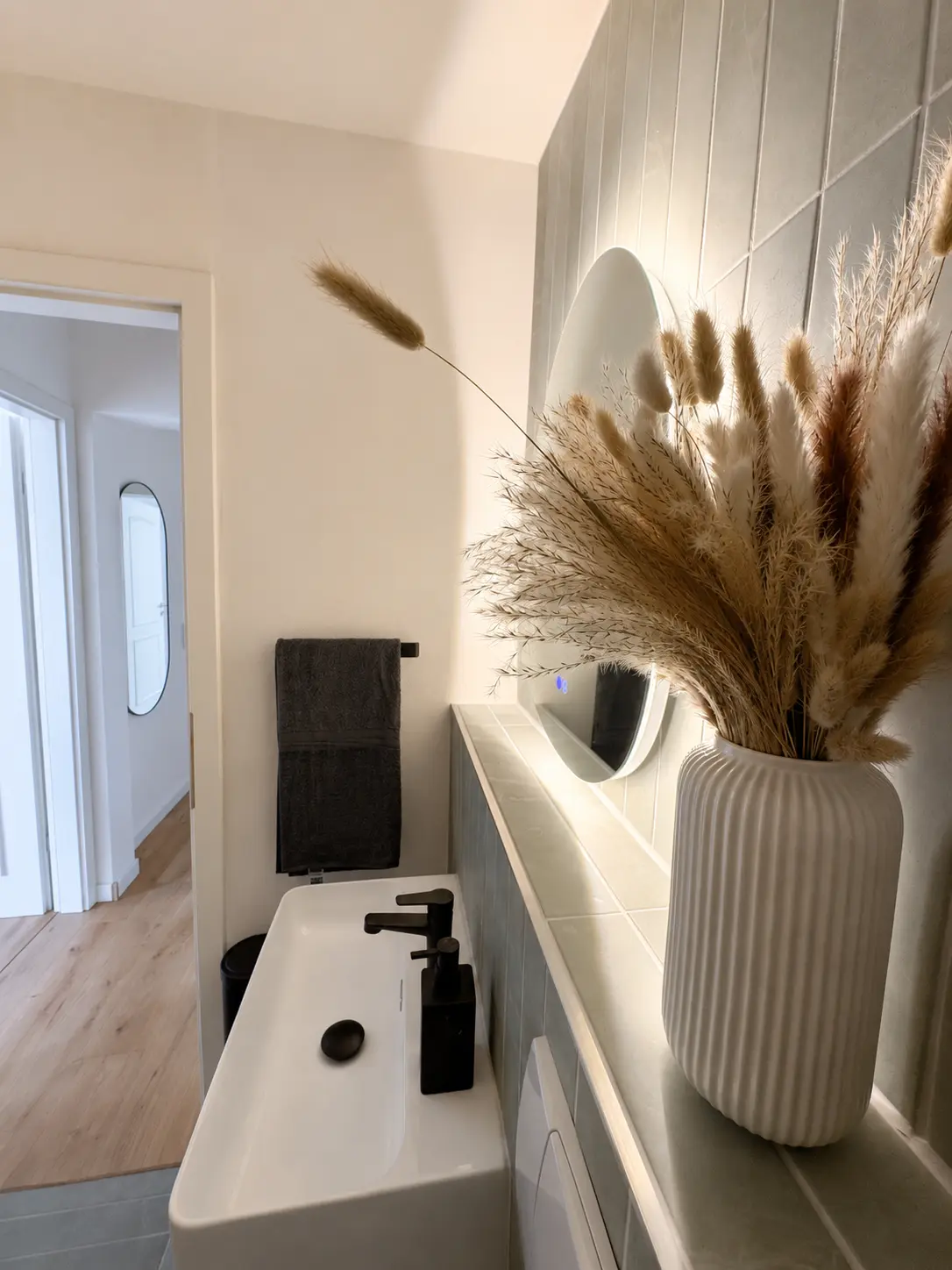 Bad der Ferienwohnung in der Helgolandstrasse